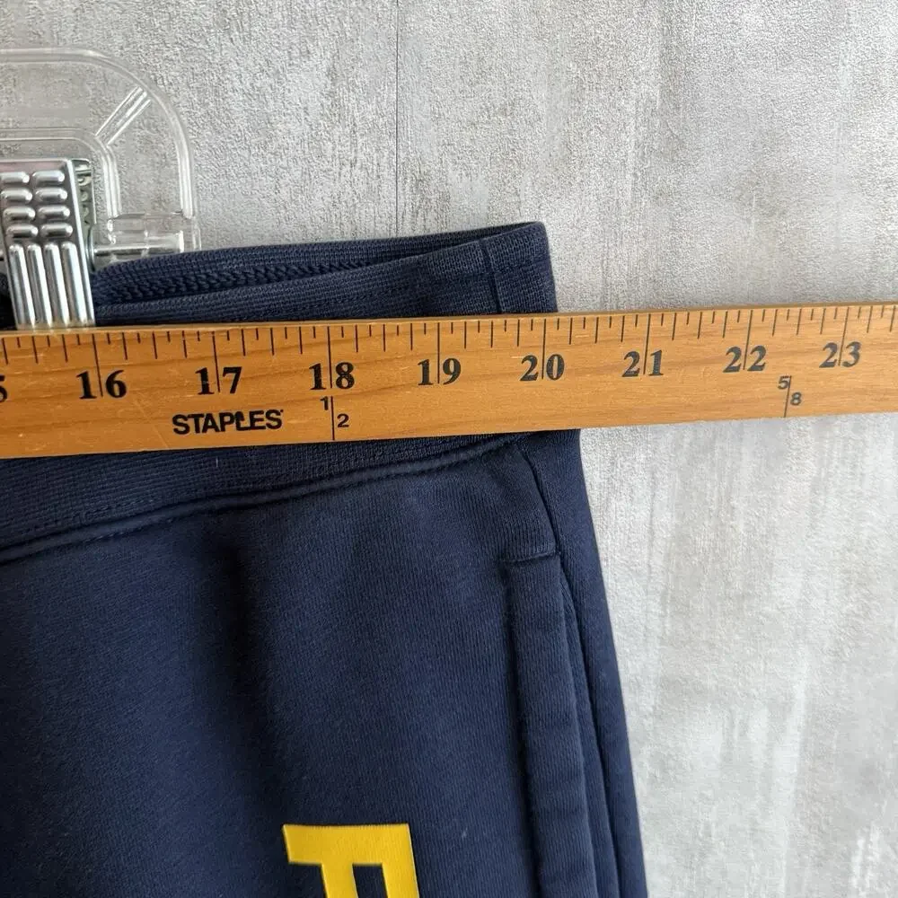 Polo Sport Ralph Lauren Jogger Pants Mens 2XB 40x28 Navy Yellow USA Flag Fleece - Picture 9 of 15